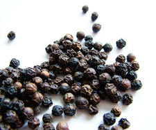 Peppercorns used for Black Pepper Essential oil